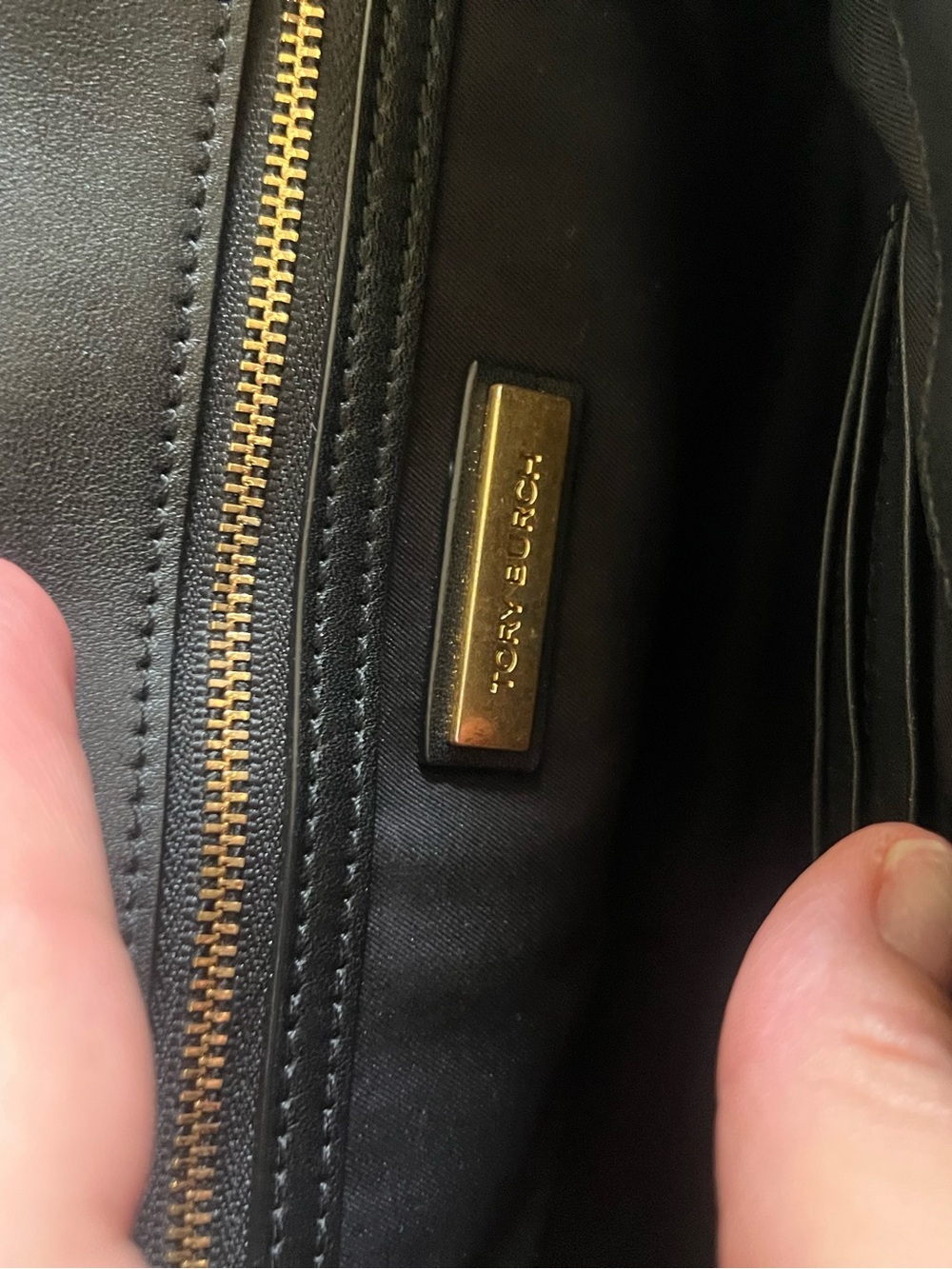 Tory Burch Fleming Quilted Convertible Shoulder Bag - Black - Picture 2 of 13
